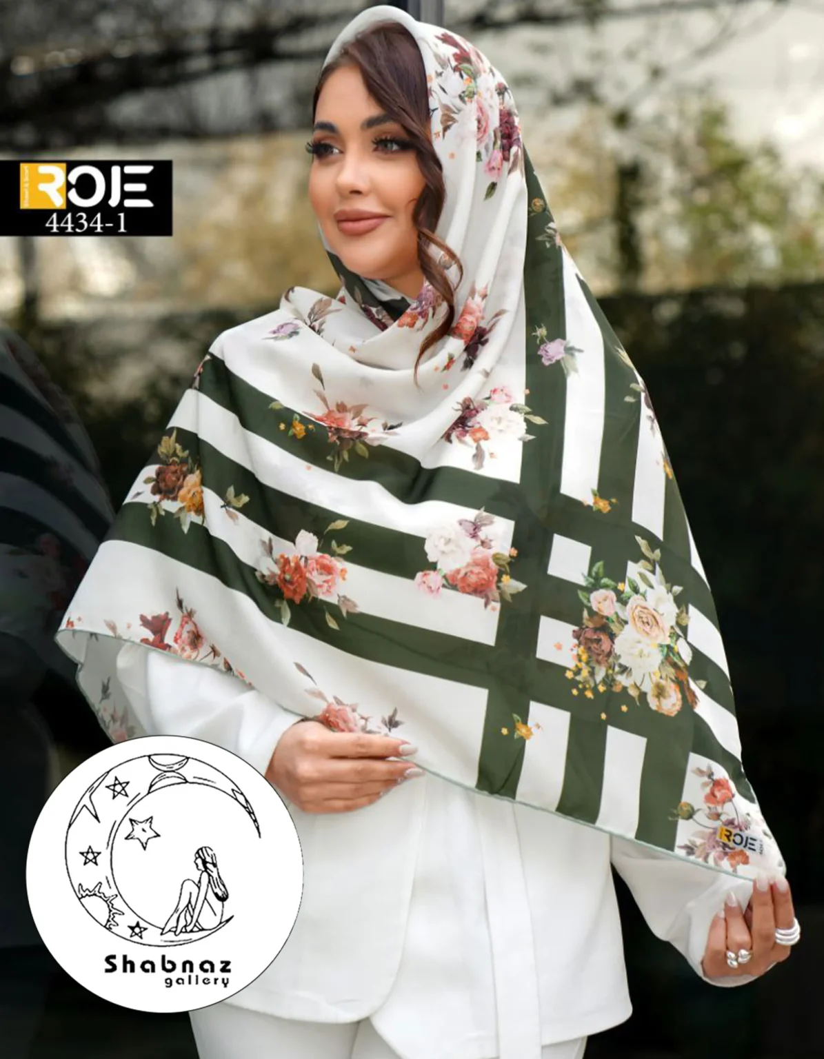 روسری نخی روژه کد 002