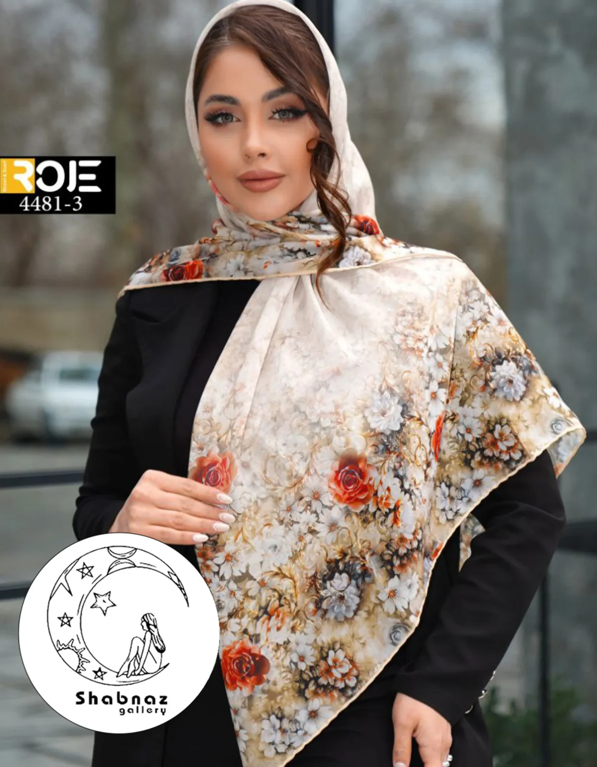 روسری نخی روژه کد 003