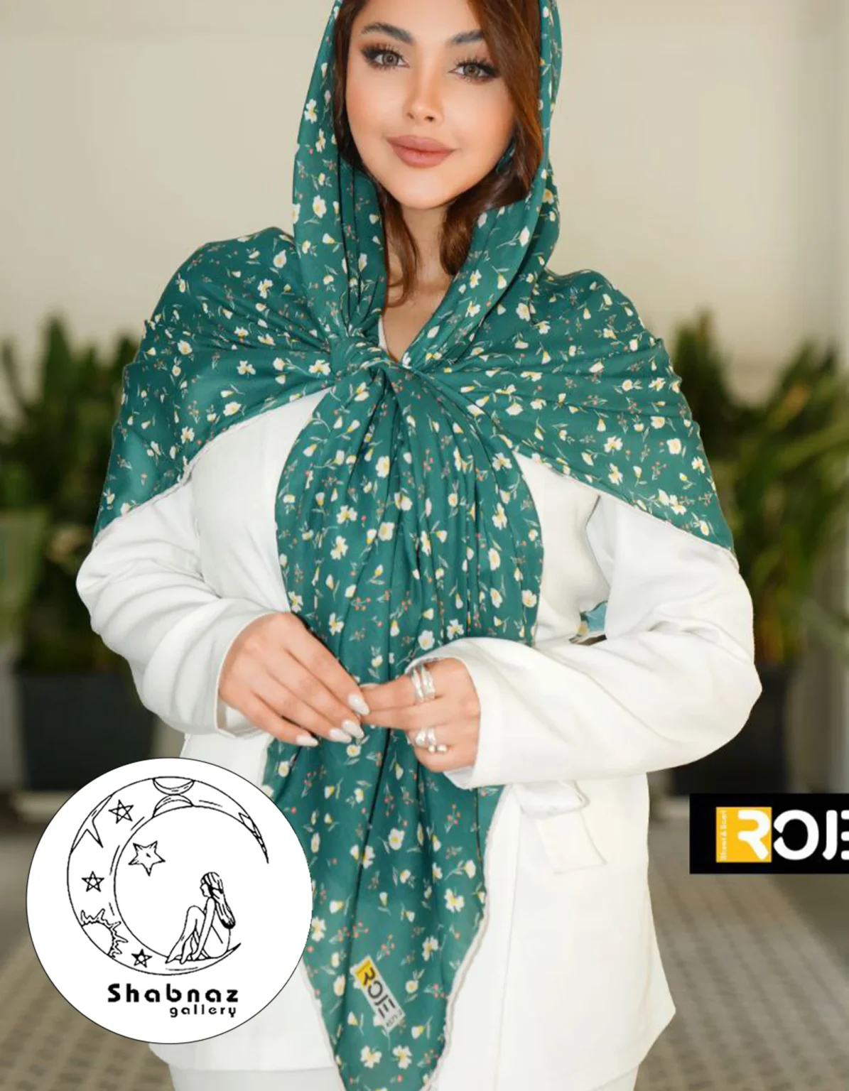 روسری نخی روژه کد 004