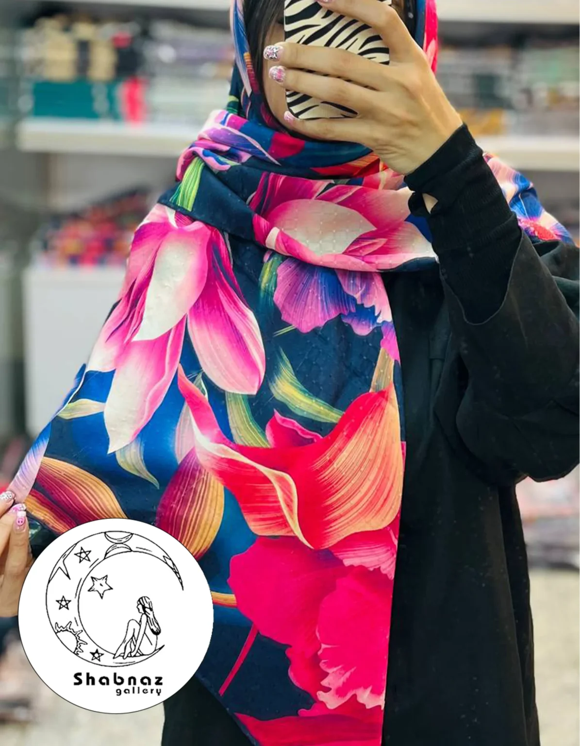 روسری نخی روژه کد 005