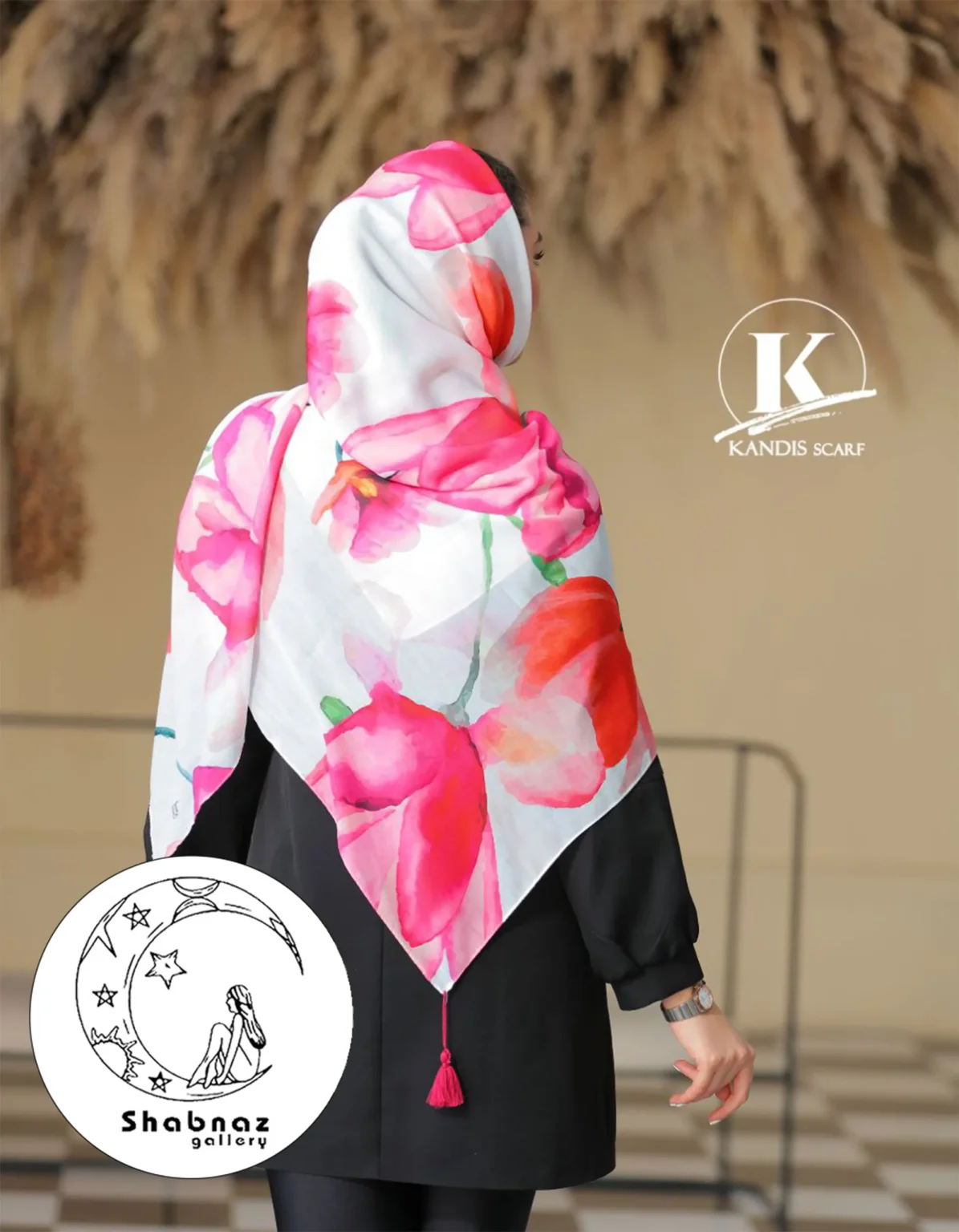 روسری نخی کندیس کد 020
