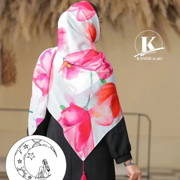روسری نخی کندیس کد 020