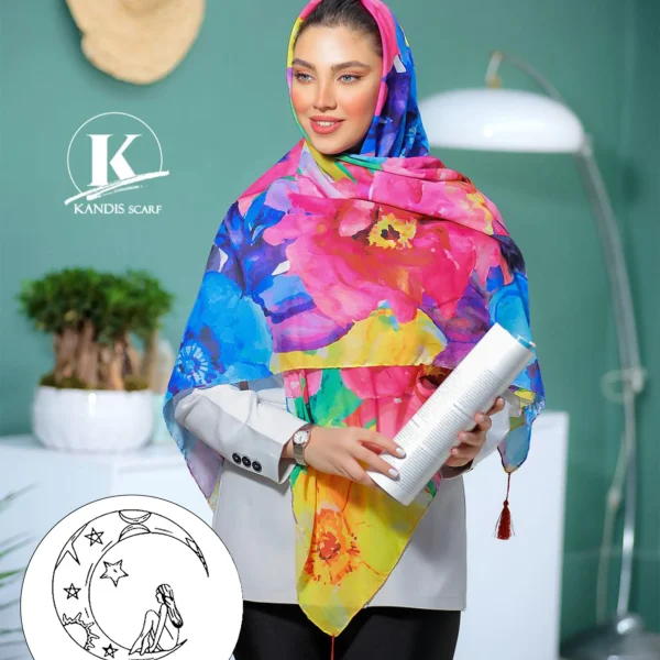 روسری نخی کندیس کد 021