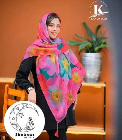 روسری نخی کندیس کد 022
