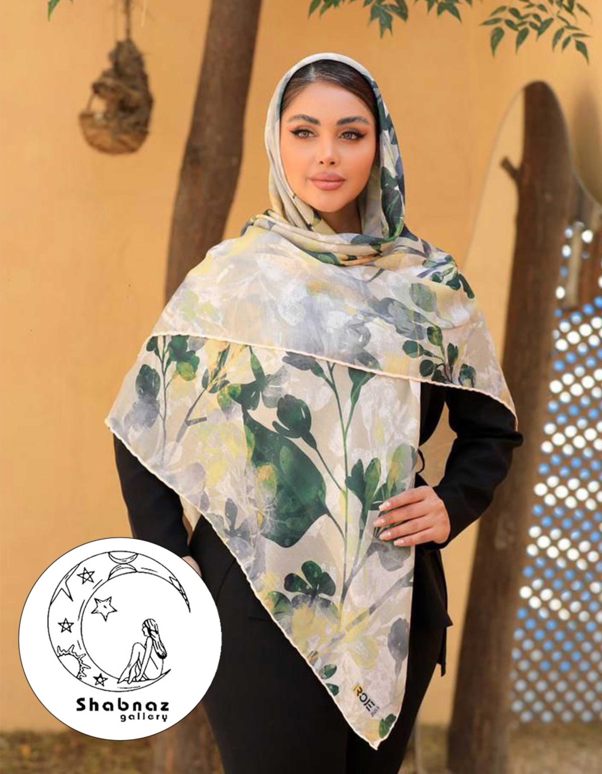 روسری نخی روژه کد 011