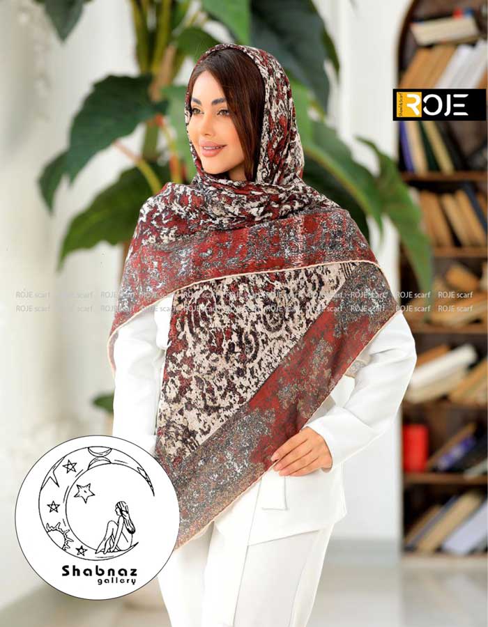 روسری نخی روژه کد 017