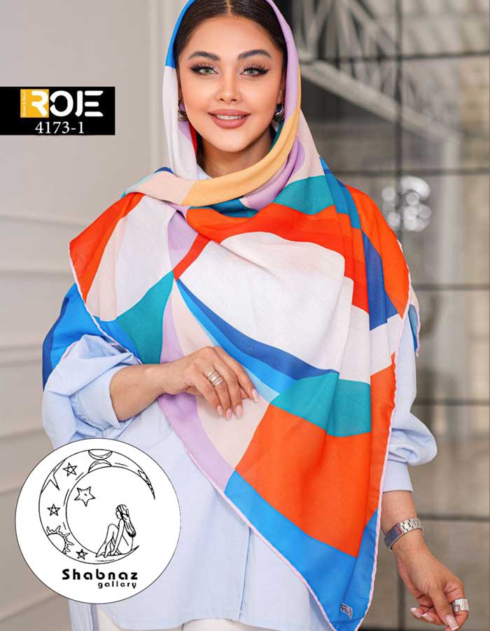 روسری نخی روژه کد 018