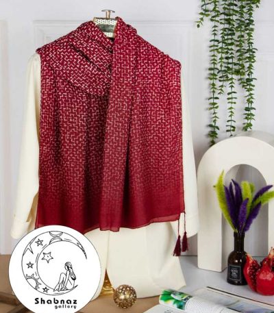 شال نخی روژه کد 026